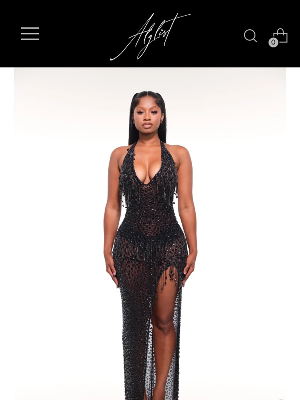 Alglist Black StarGaze Dress